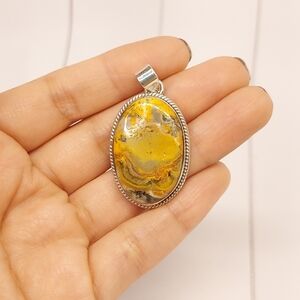 Bumblebee Jasper 925 Pendant